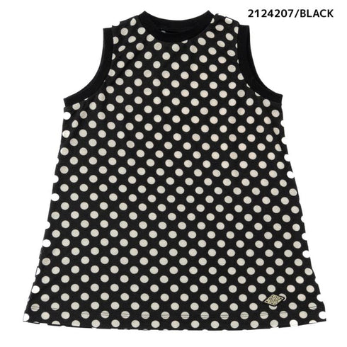 【130~150】 DOT天竺Aラインノースリーブ ★2124207j★キッズサイズ 子供服